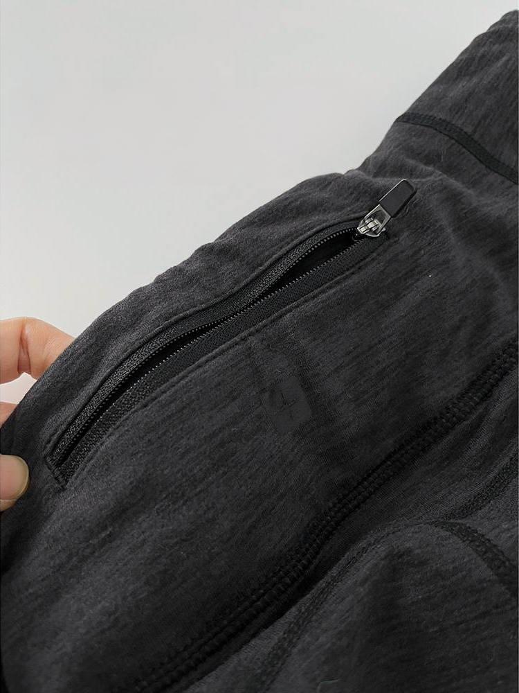 European and American Single Professional Outdoor Hiking Yoga Pants Xs-Xxl Functional Thin Velvet Quick-Drying Warm Hiking Tights