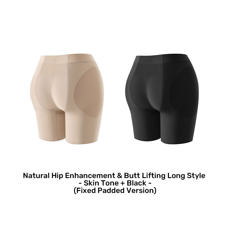 [Long - with Crotch Pad]Skin + Black