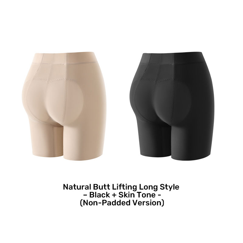 [Long - No Crotch Pad]Skin + Black