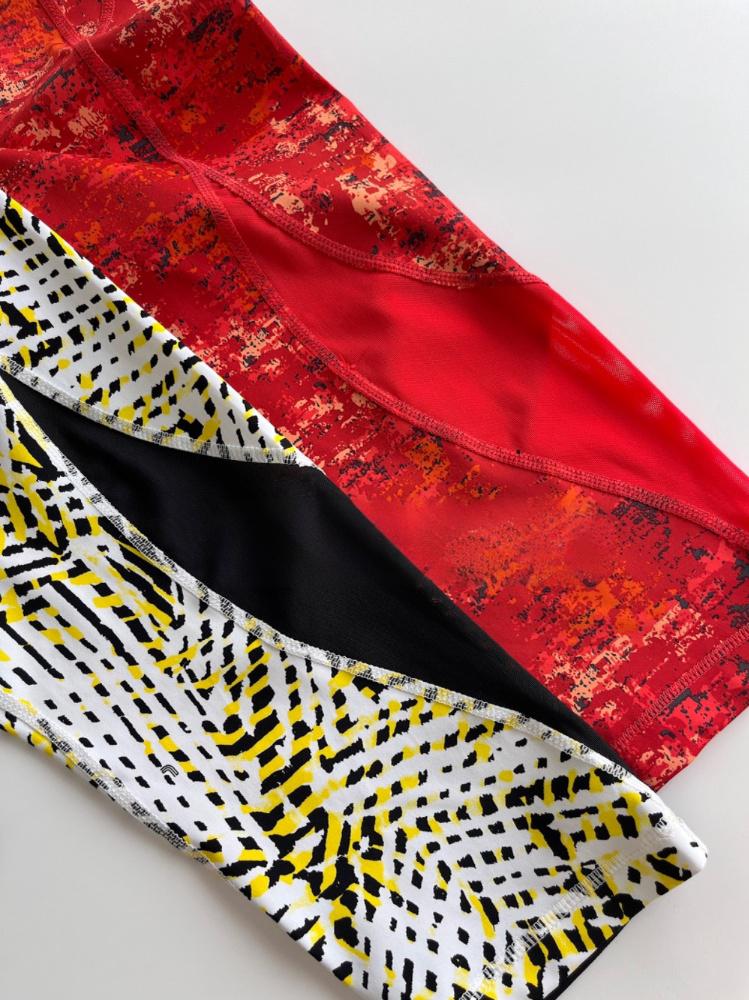 Canada S-Xxl Professional Three-Quarter Length Running Pants with Mesh Stitching, High Elasticity, Fitness Sports Quick-Drying Tights