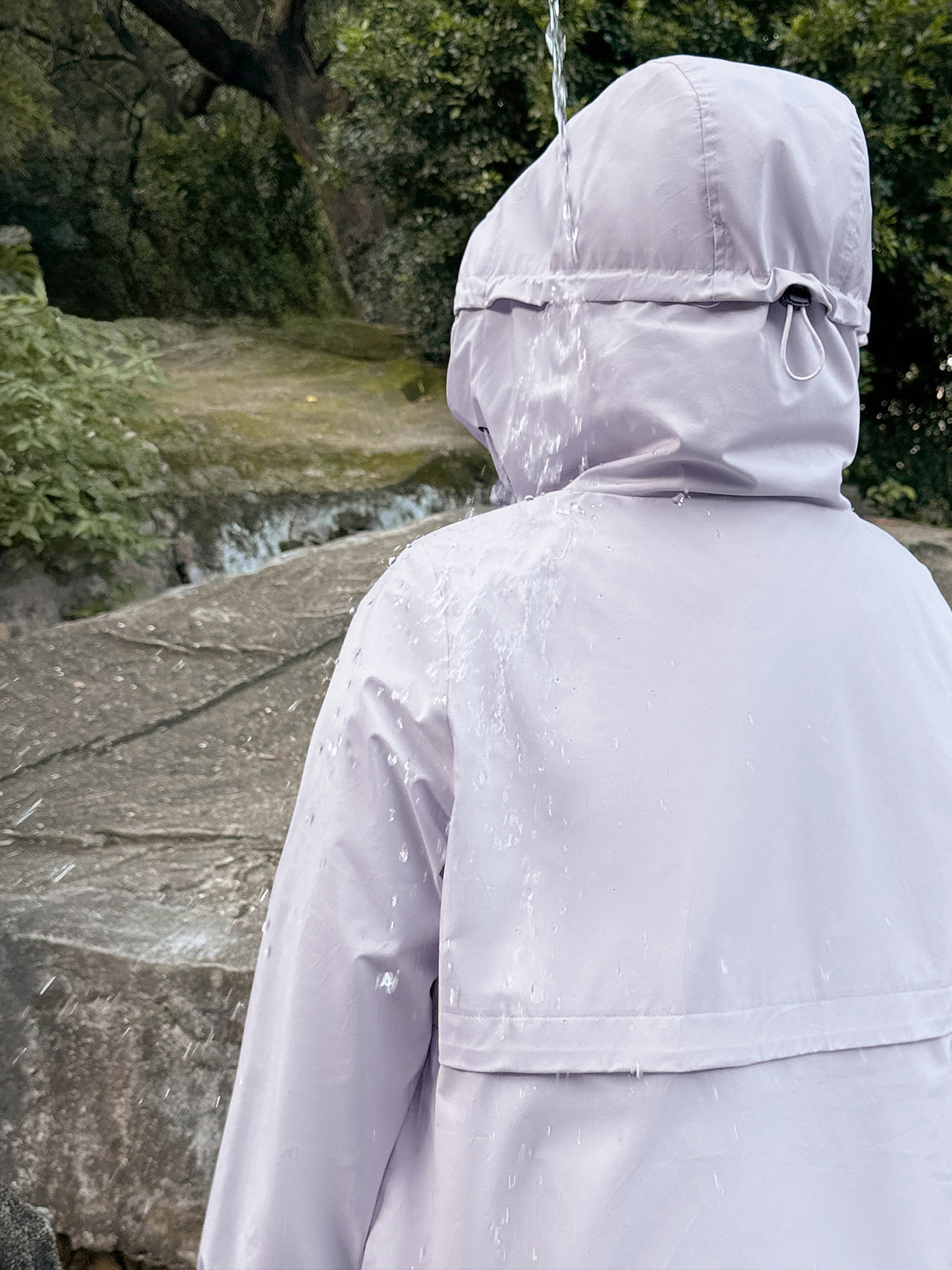 Plus Size Women's Clothing [Outdoor Jacket] Three-In-One Windproof and Water-Repellent Jacket Embroidered Travel and Mountaineering Clothing