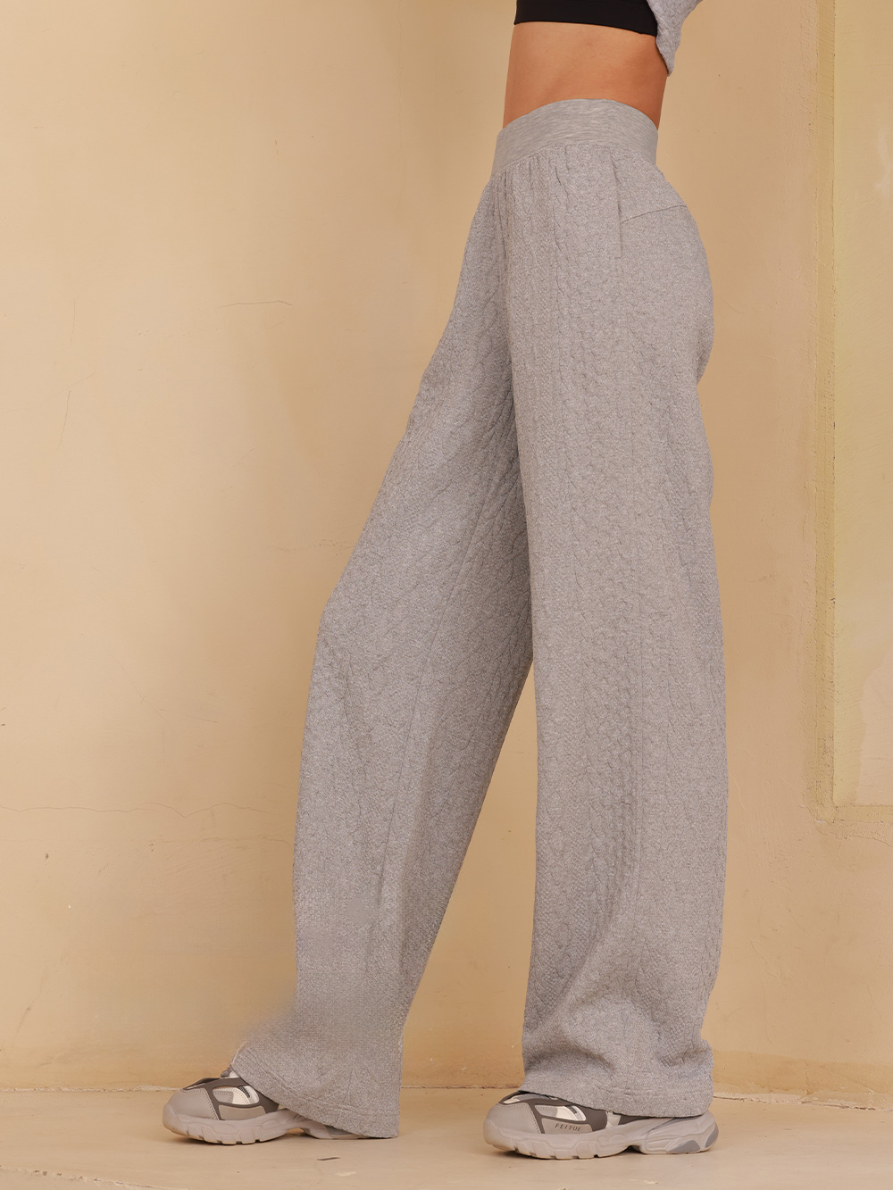 Fall and winter Heattech Casual Sports pants Women's Loose Straight-leg Fitness Training Loose pants Yoga Pants