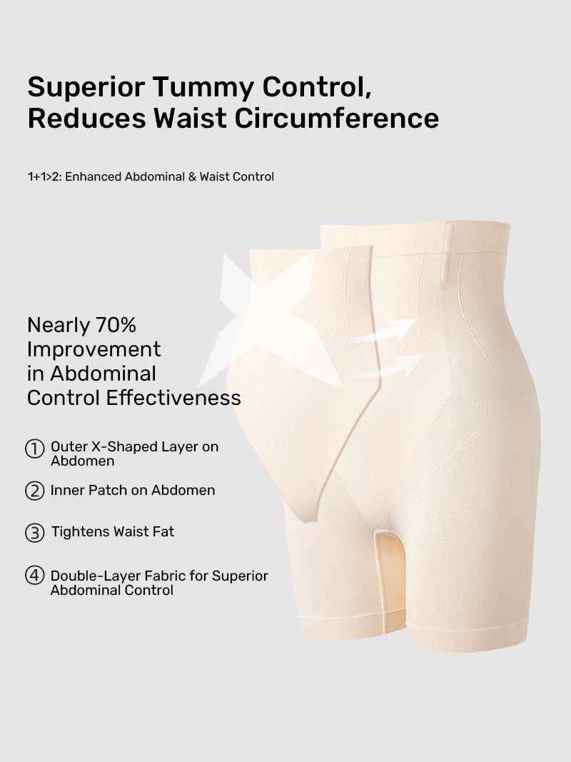 Curvy Clouds Strong Shaping Butt Lifting Tummy Control Pants Powerful Belly Controlling High Waist Buttocks Waist Panties Postpartum Women