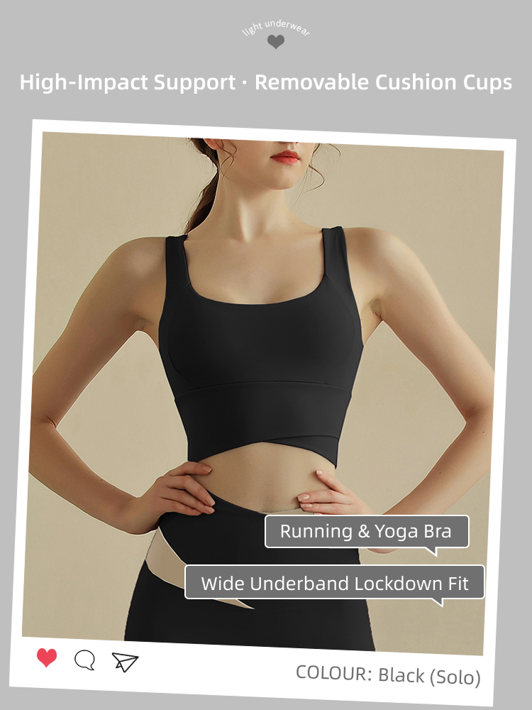 Black (Removable and Washable Breast Pad)