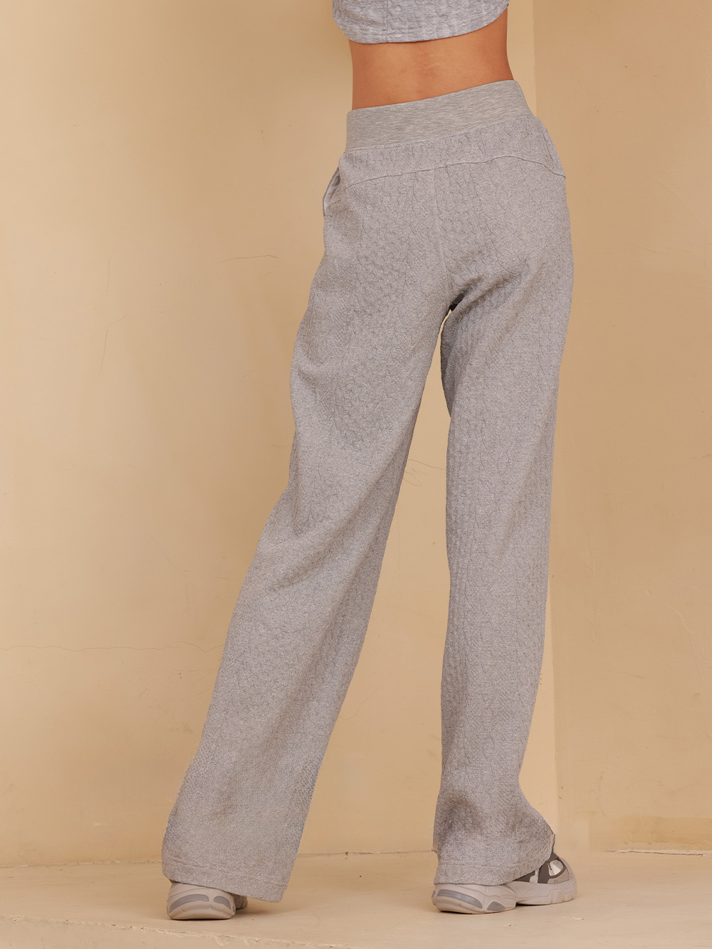 Fall and winter Heattech Casual Sports pants Women's Loose Straight-leg Fitness Training Loose pants Yoga Pants