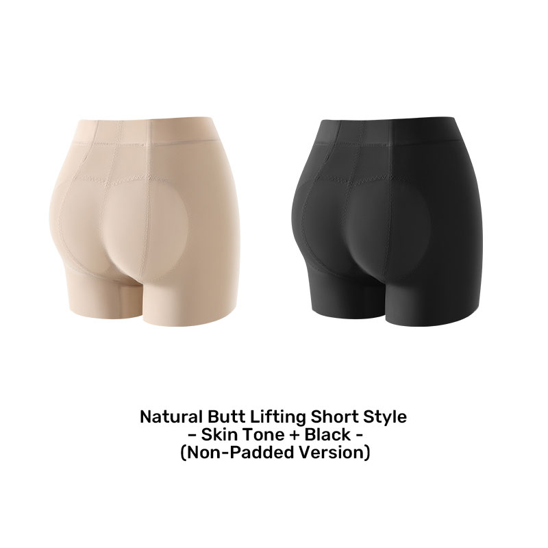 [Short Style - No Crotch Pad]Skin + Black